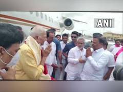 
      
      KCR receives presidential candidate Yashwant Sinha at airport
      
      