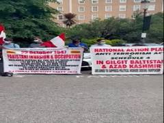 
      
      National Equality Party protests outside Pak high commission...
      
      