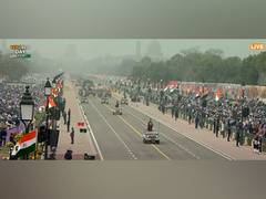 
      
      Republic Day parade begins at Rajpath 
      
      