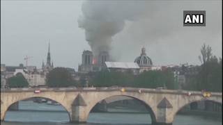 
      
      Sad to see part of us burn: French Prez on Notre Dame...
      
      