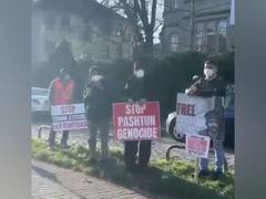 
      
      PTM activists in Frankfurt protest Pak activities against Pashtuns
      
      