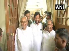 
      
      Union Minister Paswan files nomination for Rajya Sabha poll
      
      