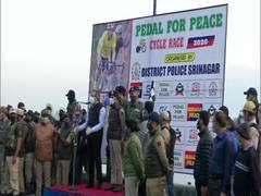 
      
      J-K Police organises 'Pedal for Peace' cycle race in Srinagar
      
      