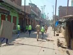 
      
      Stones pelted at police in Aligarh, one cop injured
      
      