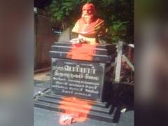 
      
      Protest by Left supporters after  Periyar statue vandalised...
      
      