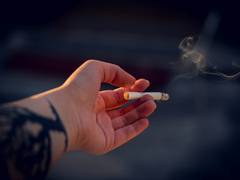 
      
      Smoking is associated with increased risk of COVID-19...
      
      
