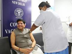 
      
      Piyush Goyal takes his first dose of the COVID-19 vaccine at AIIMS
      
      