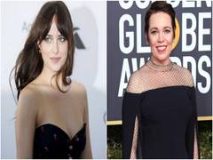 
      
      Dakota Johnson reveals she gave Olivia Colman her first tattoo
      
      