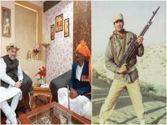 
      
      War veteran Bhairo Singh Rathore, portrayed by Suniel Shetty...
      
      