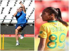
      
      Anrich Nortje, Shabnim Ismail named South Africa men's and...
      
      