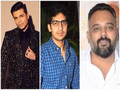 
      
      Karan Johar, Ayan Mukerji, Luv Ranjan at Ranbir-Alia's wedding
      
      