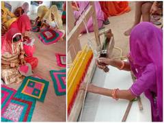 
    Handicraft skills of rural women set epitome of women empowerment in Pokhran 
    