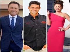 
      
      Chris Harrison will not officiate Wells Adams, Sarah Hyland's...
      
      