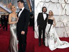 
      
      'Marriage Story' actors arrive at Oscars with their partners
      
      