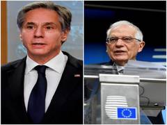 
      
      Blinken speaks with EU Foreign Policy Chief, flays Russia's...
      
      