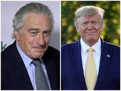 
      
      Robert De Niro slams US President Trump, calls him a 'dirty...
      
      