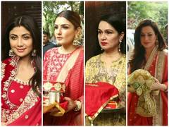 
      
      Shilpa, Raveena, Padmini, Neelam join Karwa Chauth...
      
      