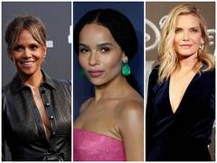 
      
      Ex Catwomen Halle Berry, Michelle Pfeiffer praises Zoe...
      
      
