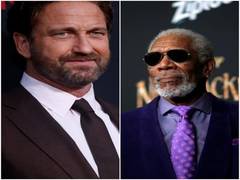 
      
      Gerard Butler all praise for Morgan Freeman's stunts in...
      
      