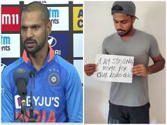 
      
      Shikhar Dhawan, Sanju Samson laud 'Janta Curfew', bat for...
      
      