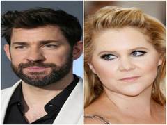 
      
      John Krasinski reacts to Amy Schumer's joke on his marriage
      
      