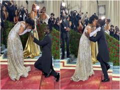 
    NYC commissioner gets engaged on 2022 Met Gala red carpet
    