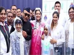 
      
      Kajol, Jackie Shroff participate in tree plantation drive
      
      