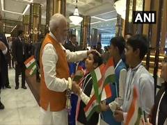 
      
      Indian diaspora in Thailand welcomes PM Modi
      
      