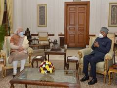 
      
      PM Modi meets President Kovind to extend New Year wishes,...
      
      