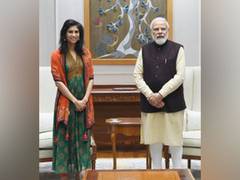 
      
      IMF Chief Economist Gita Gopinath calls on PM Modi 
      
      