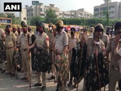 
      
      Police deployed in Haryana's Ambala in view of farmers' protest
      
      