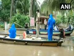 
      
      Andhra Pradesh Police official uses boat to take COVID-19...
      
      