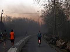 
      
      Air pollution reduces amount of sunlight reaching Earth's...
      
      