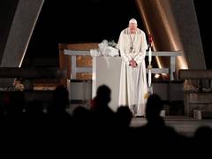
      
      Pope Francis, in Nagasaki, urges world leaders to renounce nukes
      
      