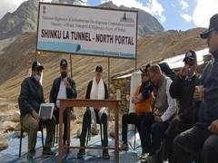 
      
      Centre speeds up construction work of Shinku La Tunnel
      
      