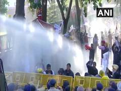 
      
      AAP workers protest outside Punjab CM's residence against...
      
      