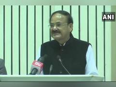 
      
      Political discourse reaching a new low: VP Naidu
      
      
