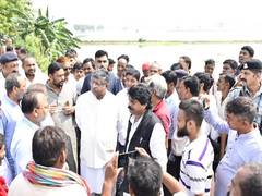 
      
      Bihar: RS Prasad visits flood-hit Taranpur, reviews relief,...
      
      
