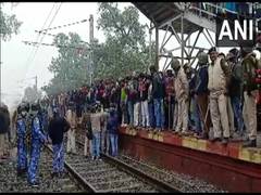 
      
      Students in Bihar protest against Railway Board's NTPC exam...
      
      