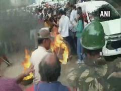 
      
      DK Shivakumar arrest: Violence breaks out during protest by...
      
      