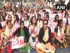 
      
      Women protest against CAA in Guwahati
      
      