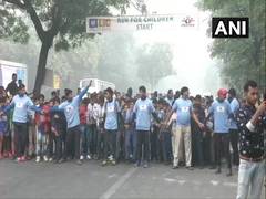 
      
      Marathon organised for children in Delhi despite AQI hovering...
      
      