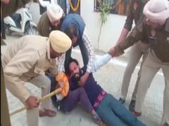 
      
      Scuffle breaks out between contractual workers, police...
      
      
