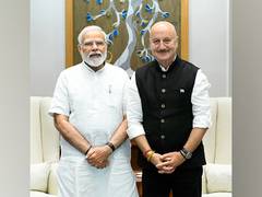 
      
      Anupam Kher meets PM Modi
      
      