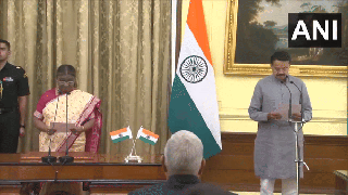 
      
      BJP MP Bhartruhari Mahtab takes oath as pro-tem Speaker
      
      