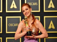 
      
      Jessica Chastain takes home Oscar for 'The Eyes of Tammy Faye'
      
      