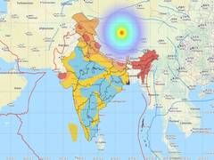 
      
      Earthquake hit Myanmar-India border
      
      