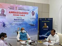
      
      Rajnath Singh chairs Ambassadors' Round-table Virtual...
      
      