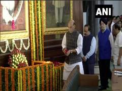 
      
      Rajnath pays tribute to Syama Prasad Mookerjee on birth...
      
      