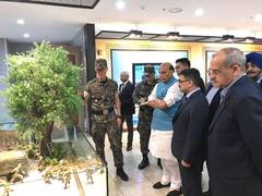 
      
      Rajnath Singh visits Joint Security Area near inter-Korean border
      
      